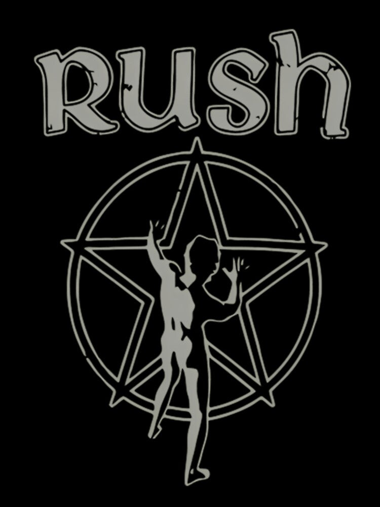 R U S H Rock Band Logo Vintage Shirt