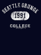 Grunge College Shirt