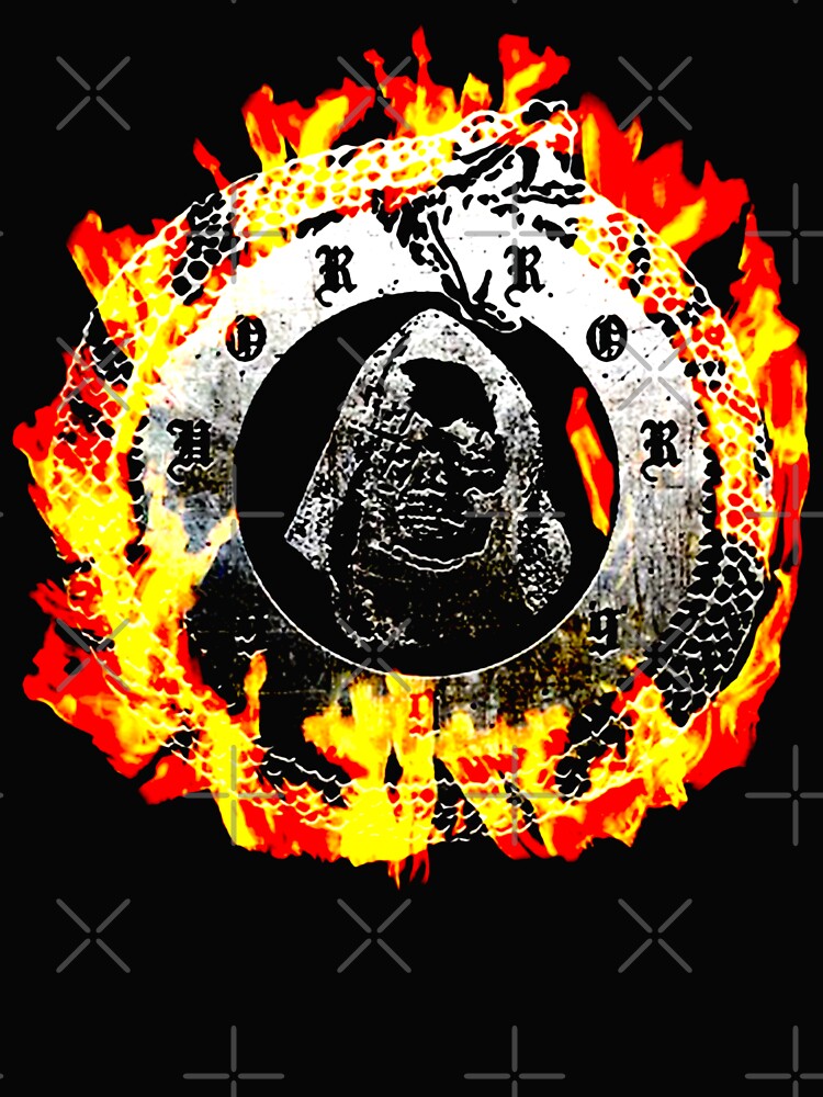 Iron Texture With Fire Industrial Rap Shirt