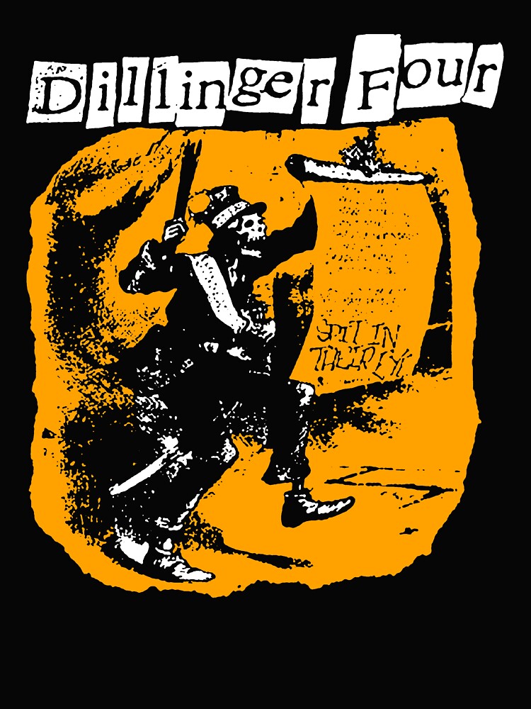 Orange Silhouette Melodic Hardcore Band Shirt
