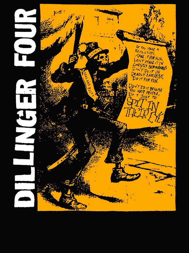 Yellow Silhouette Melodic Hardcore Band Shirt