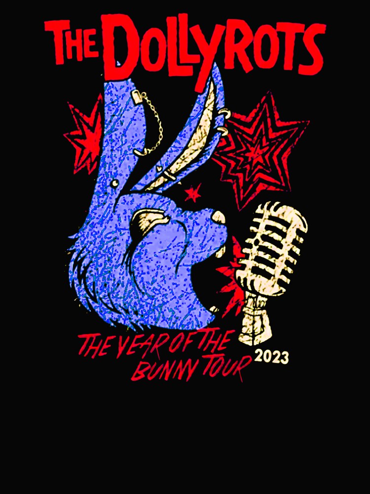 Purple Bunny Head Singing Power Pop Shirt