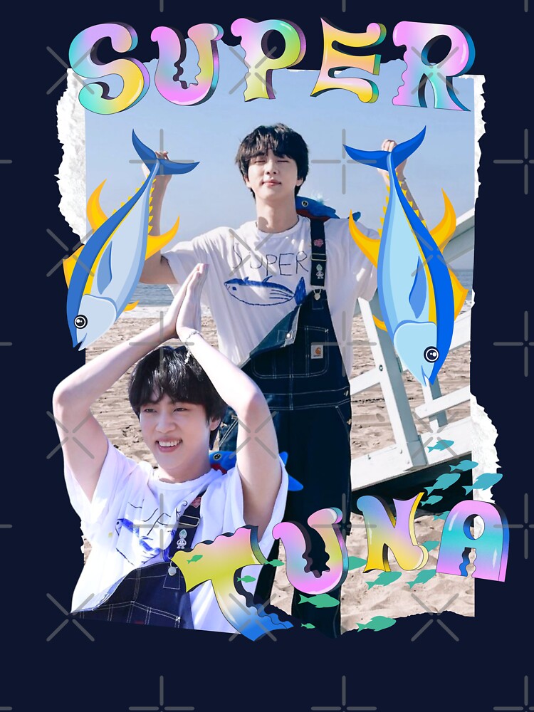 Super Tuna Collage Fun BTS Jin Tribute Shirt