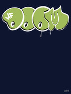 MF DOOM Graffiti Style Text Shirt