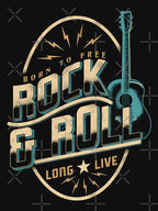 Rock & Roll Guitar Wings Music Shirt