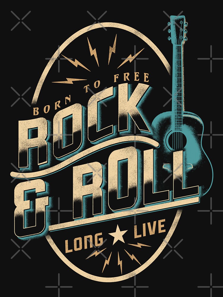 Rock & Roll Guitar Wings Music Shirt