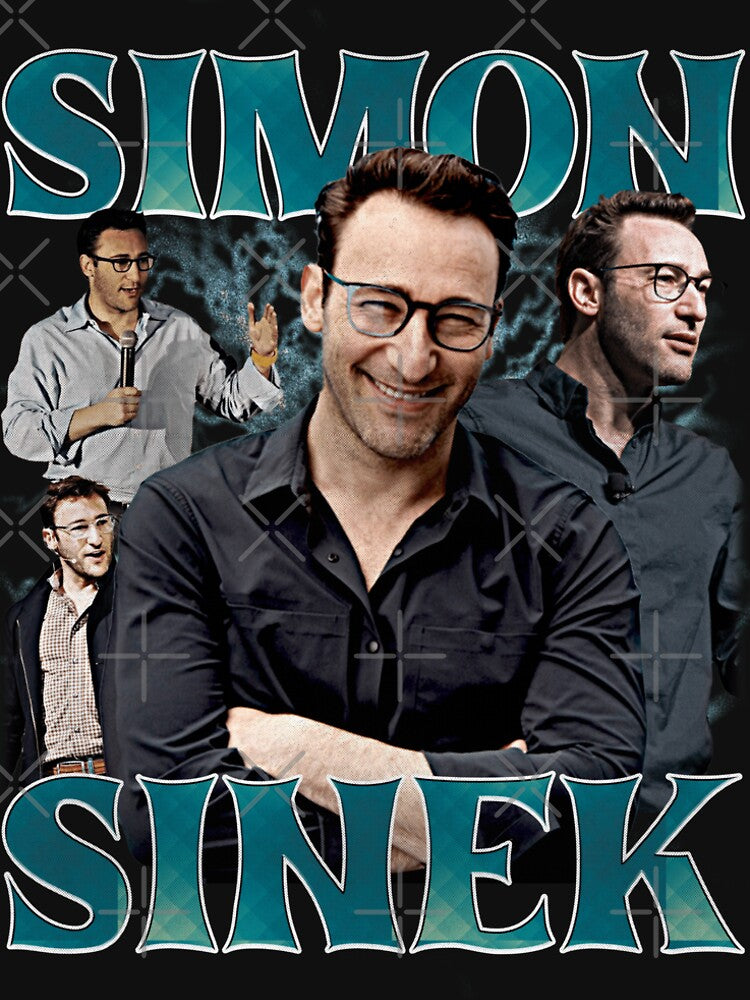 Simon Sinek Vintage Bootleg Rap Graphic Retro 90s Bootleg Graphic Shirt