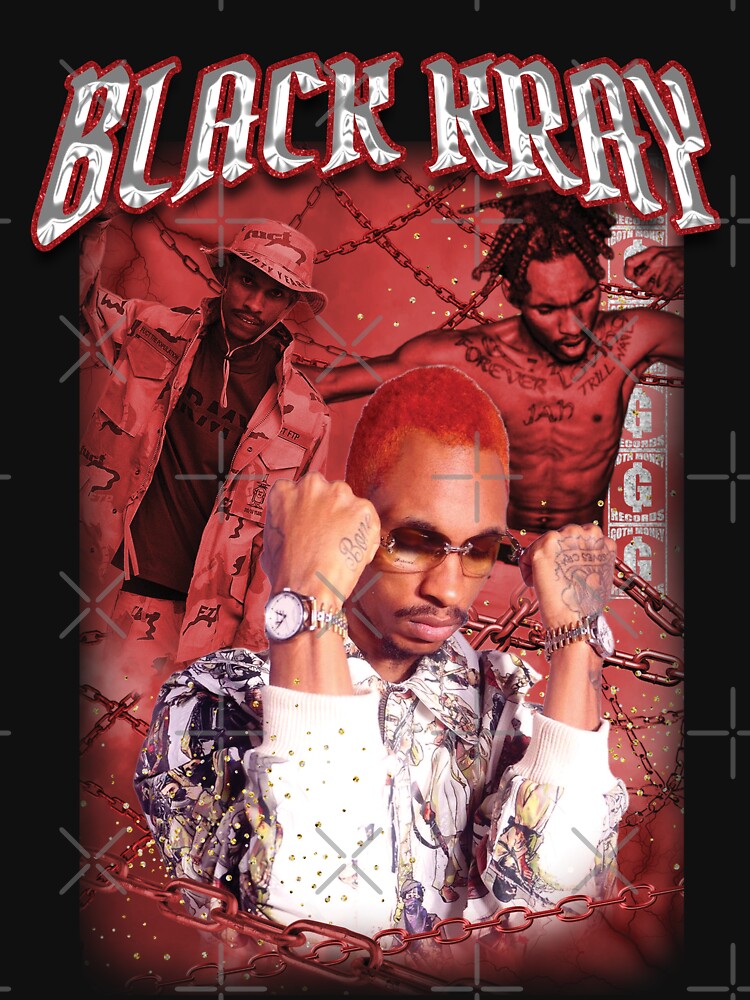 Black Kray Vintage Bootleg Shirt