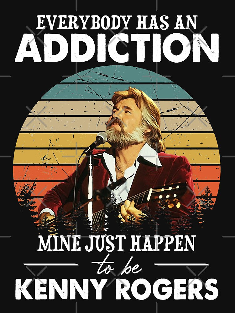Vintage Addiction Happens To Be Kenny Rogers Shirt