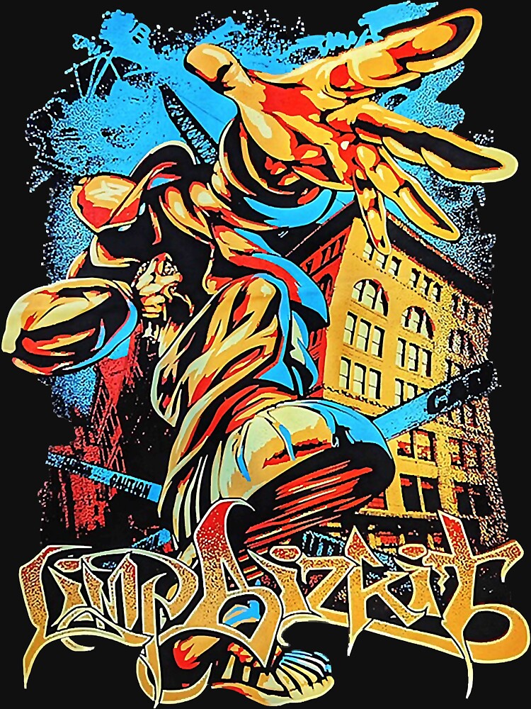 Vintage Limps Graffiti Art Bizkits Legend Music Limited Shirt