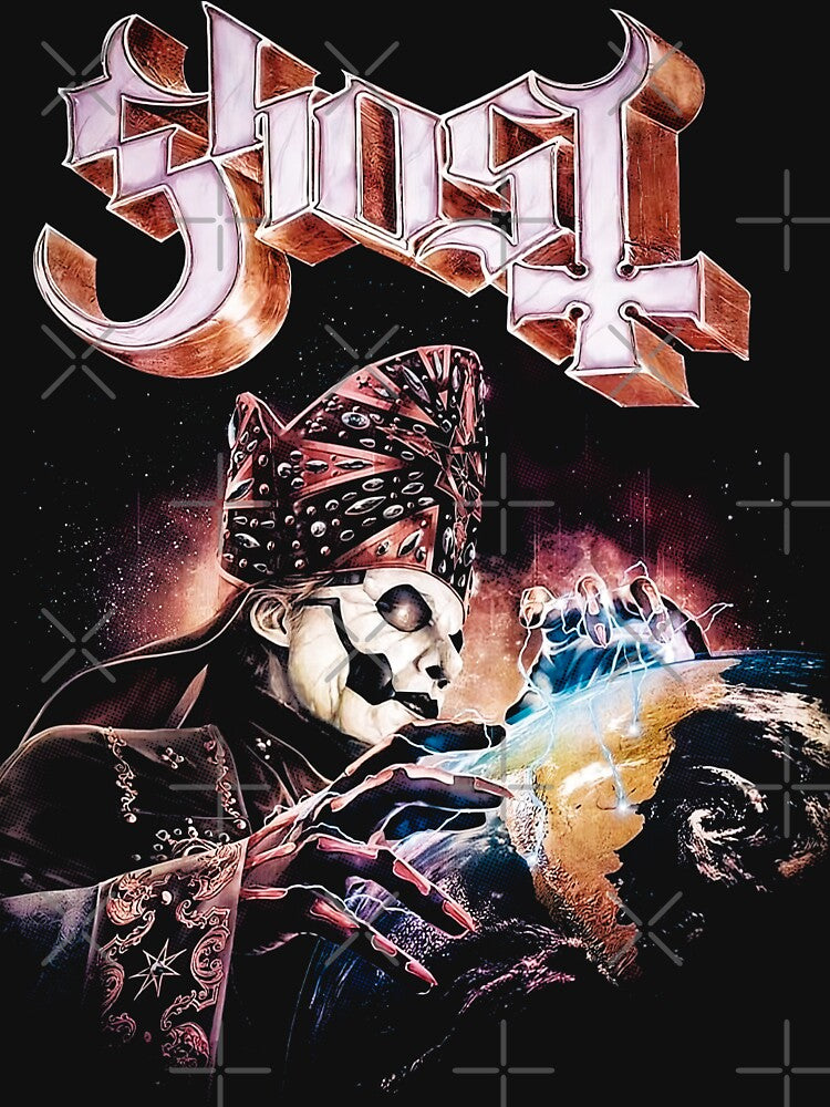 Ghost Band World Domination - Papa Emeritus Artwork - Metal Fan Shirt