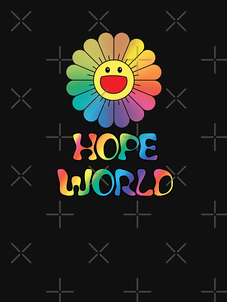 BTS JHope Solo - Hope World - Colourful Smiling Face Inspired Hope In Shirt