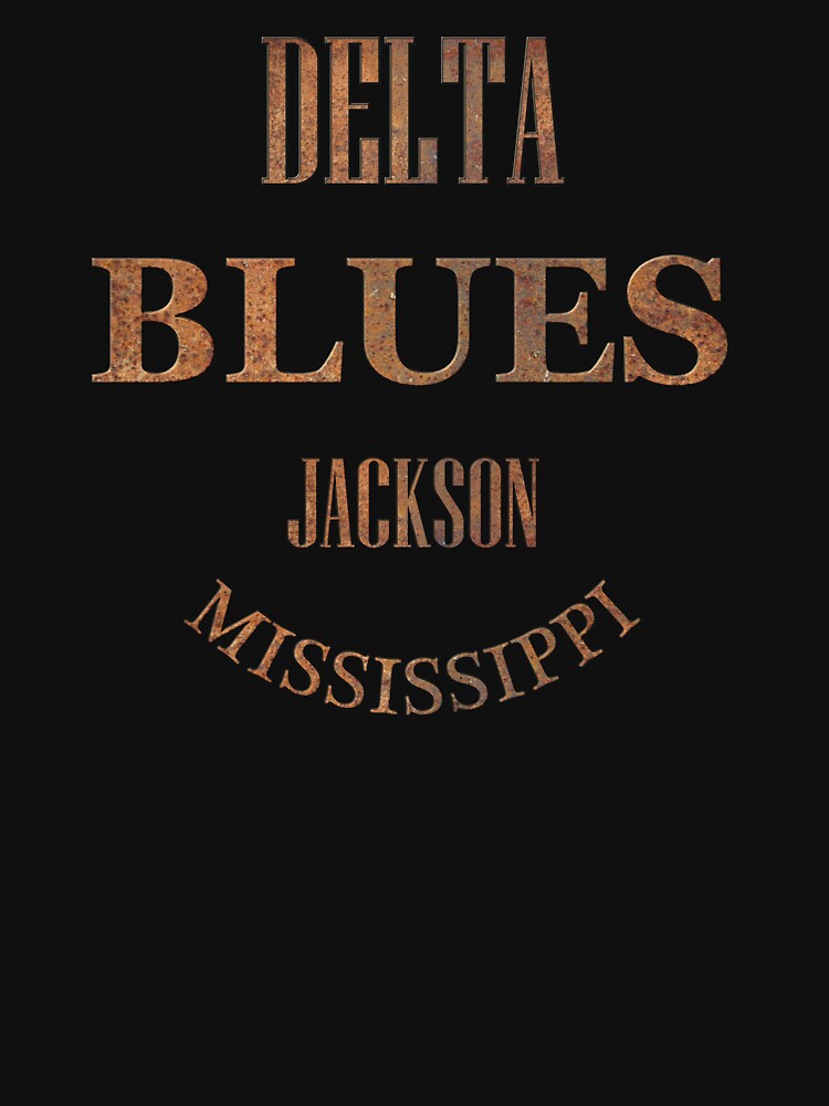 Rusty Delta Blues Jackson Mississippi Shirt