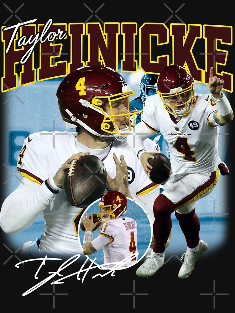 Taylor Heinicke Football Signature Vintage Retro 80s 90s Bootleg Rap Shirt