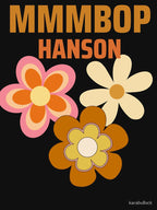MMMBop By Hanson With Retro Flowers Shirt