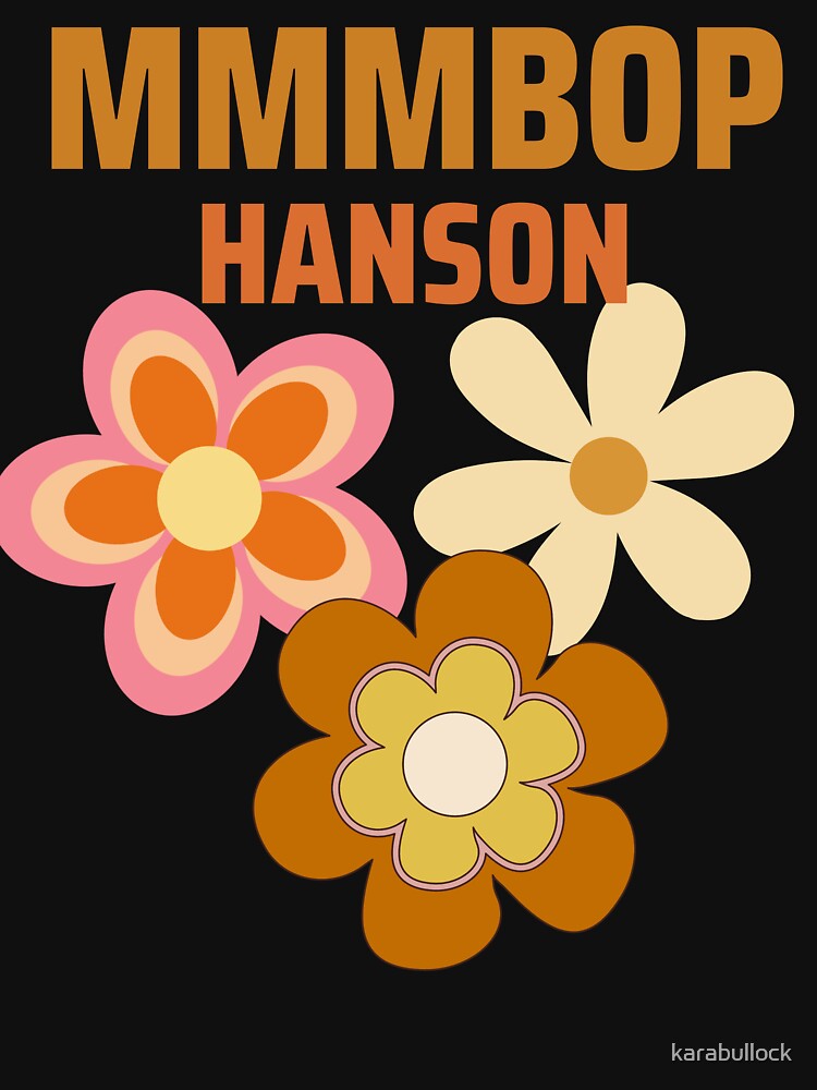 MMMBop By Hanson With Retro Flowers Shirt