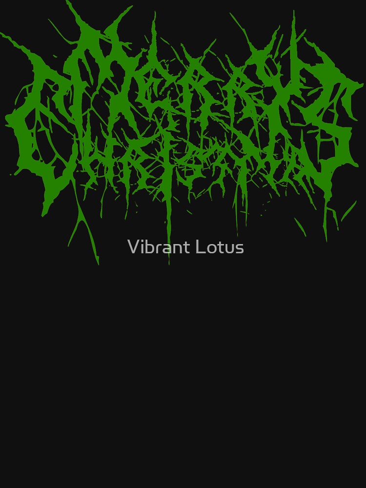 MERRY METAL CHRISTMAS Green Shirt