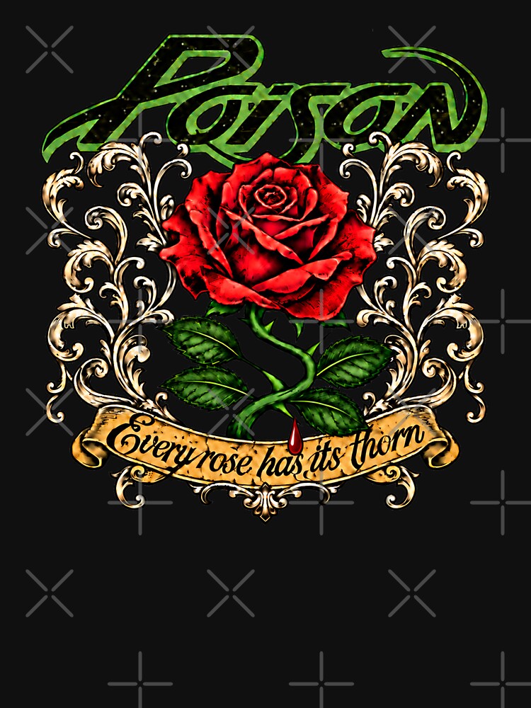 Poison 80s Hard Rock Design Shirt