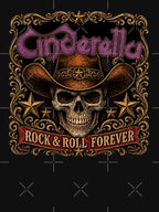 Cinderella 80s Hair Metal Rock Design Shirt