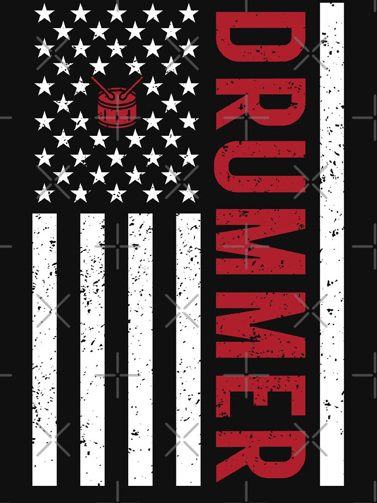 American Flag Drummer Shirt