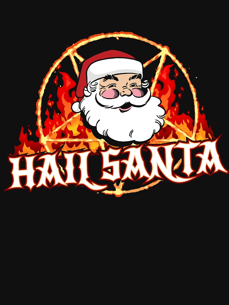 Hail Santa Metal Christmas Shirt