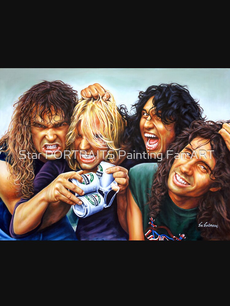 Slayer Tom Araya Jeff Hanneman Kerry King Dave Lombardo Painting Shirt