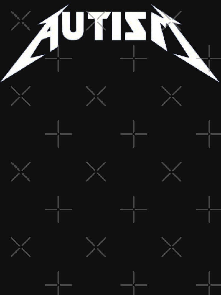 Autism Metal Font Shirt