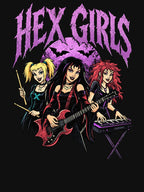 The Hex Girls Halloween Thorn Dusk Luna Goth Band Shirt