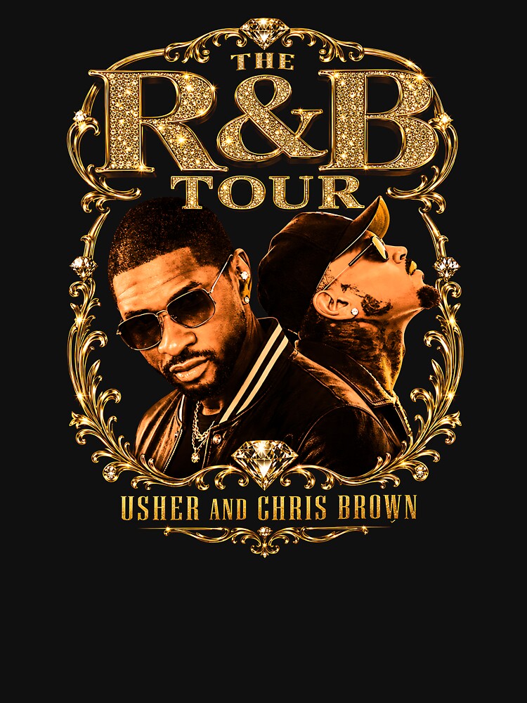 The R&B Chris Brown And Usher Tour Vintage Shirt