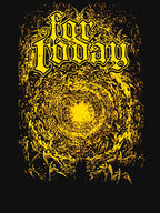 Yellow Typography Metalcore Music Group Shirt