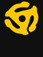 Gold 45 Vinyl Record Symbol Shirt