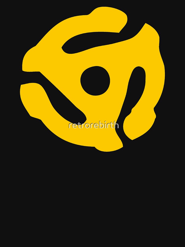 Gold 45 Vinyl Record Symbol Shirt
