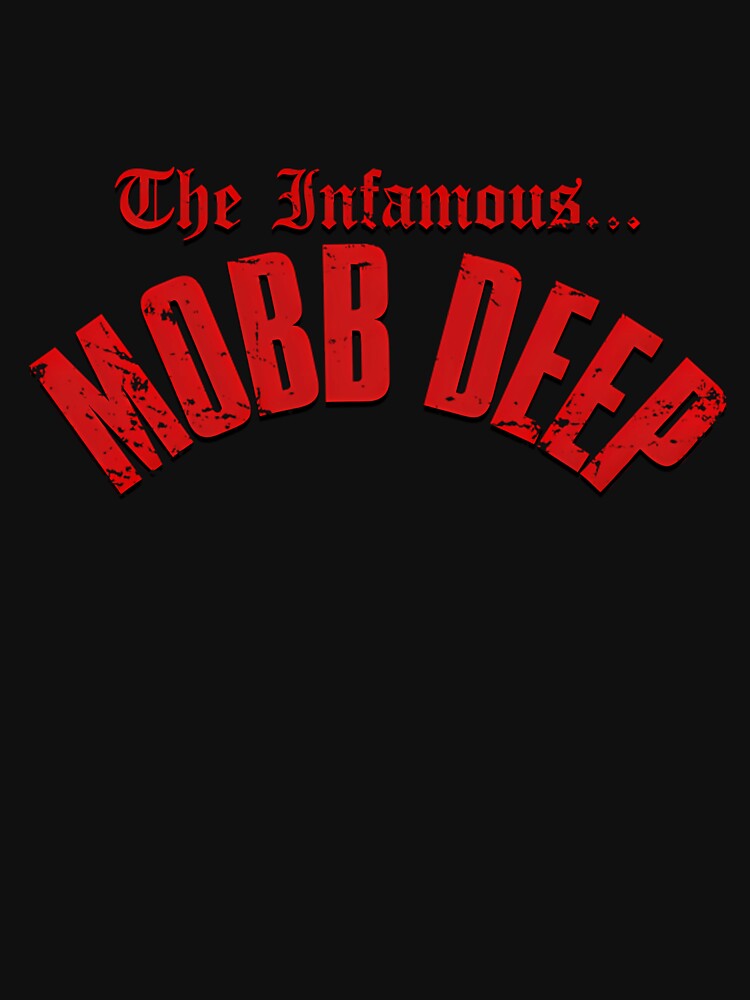 The Infamous Mobb Deep Red Logo Distressed Shirt