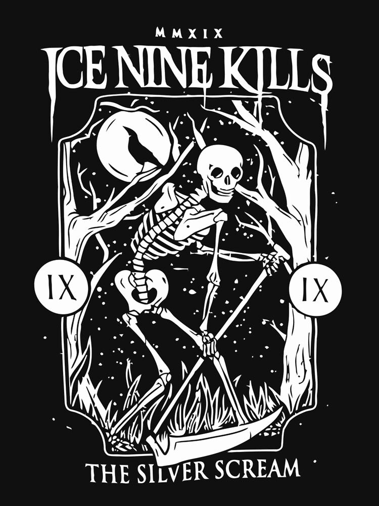 Ice Nine Heavy Metal Silver Scream Shirt