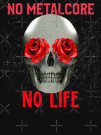 No Metalcore No Life - Heavy Metal Metalcore Design Shirt