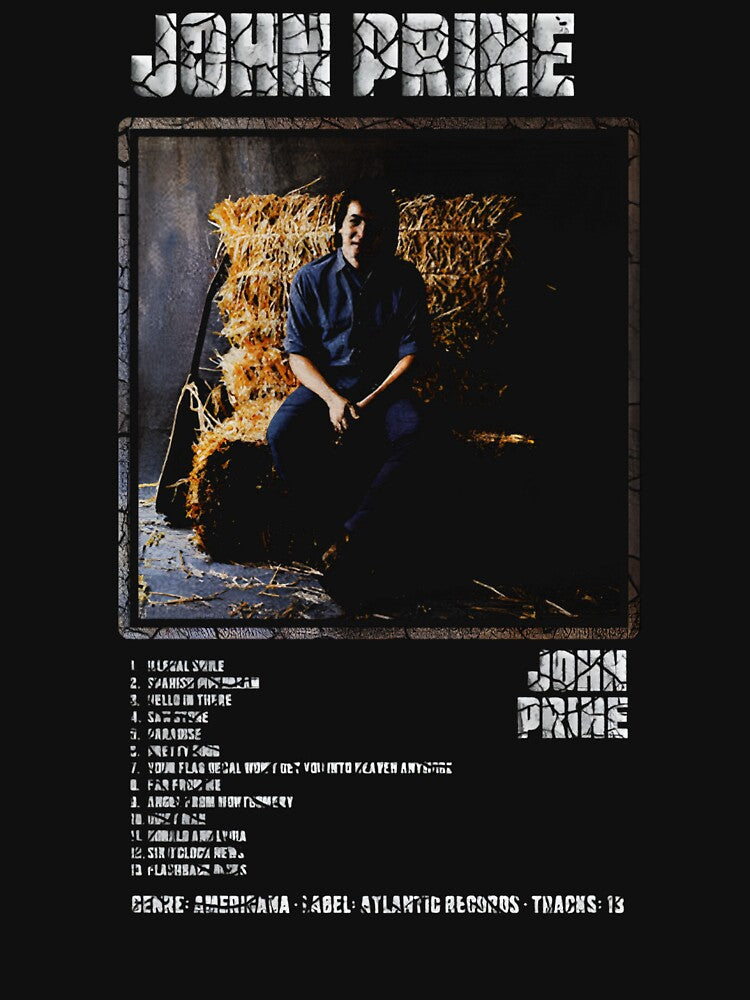 JOHN PRINE - JOHN PRINE ALBUM TRACKLIST Shirt