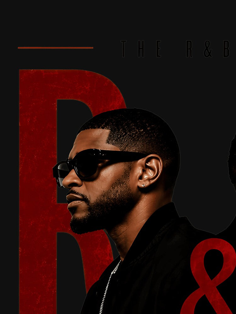 Usher Chris Brown R&B Tour Inspired Music Artwork Shirt