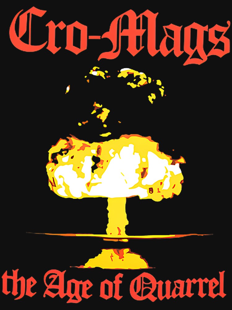 Cro-Mags Inspired The Age Of Quarrel Hardcore Punk Band Artwork Shirt