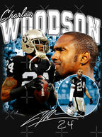 Charles Woodson Football Vintage Retro 80s 90s Rap Style Perfect For Shirt