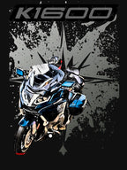 K1600 Grunge Motorcycle Rider Shirt