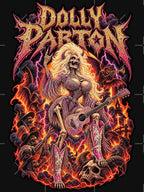 Dolly Parton Hell S Country Queen Metal Tribute Shirt