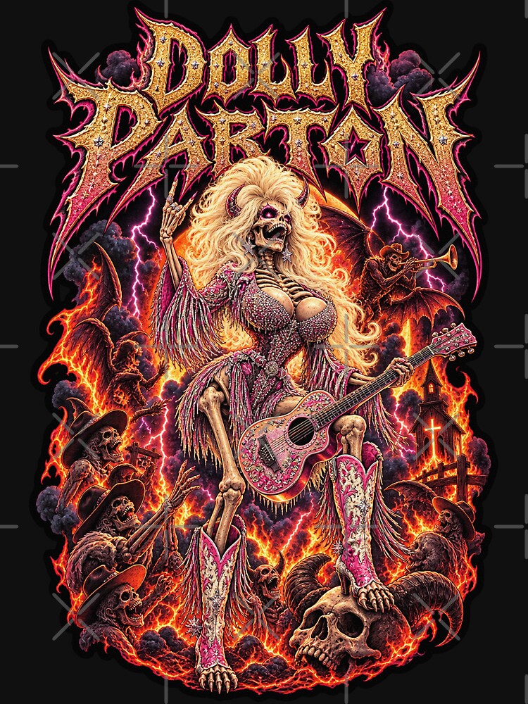 Dolly Parton Hell S Country Queen Metal Tribute Shirt