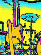 Let's Rock And Roll - Music Instruments Shirt