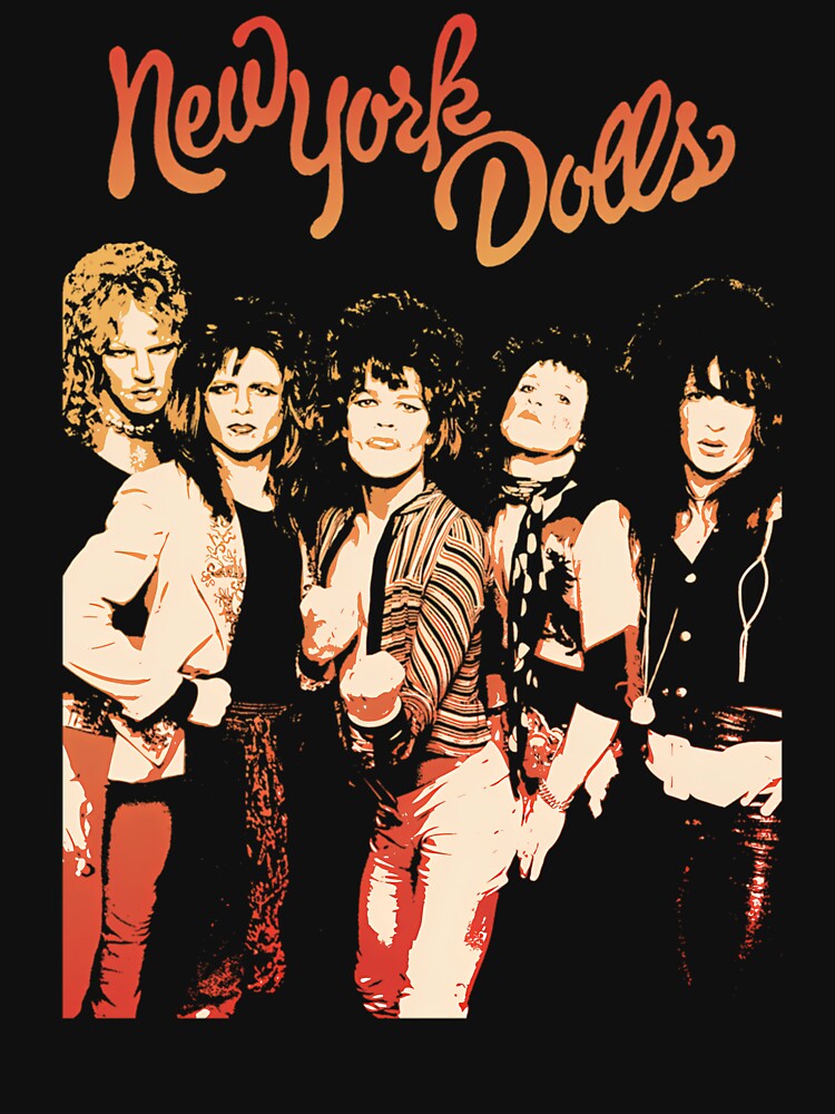 New York Dolls Proto Glam Rock Band Shirt