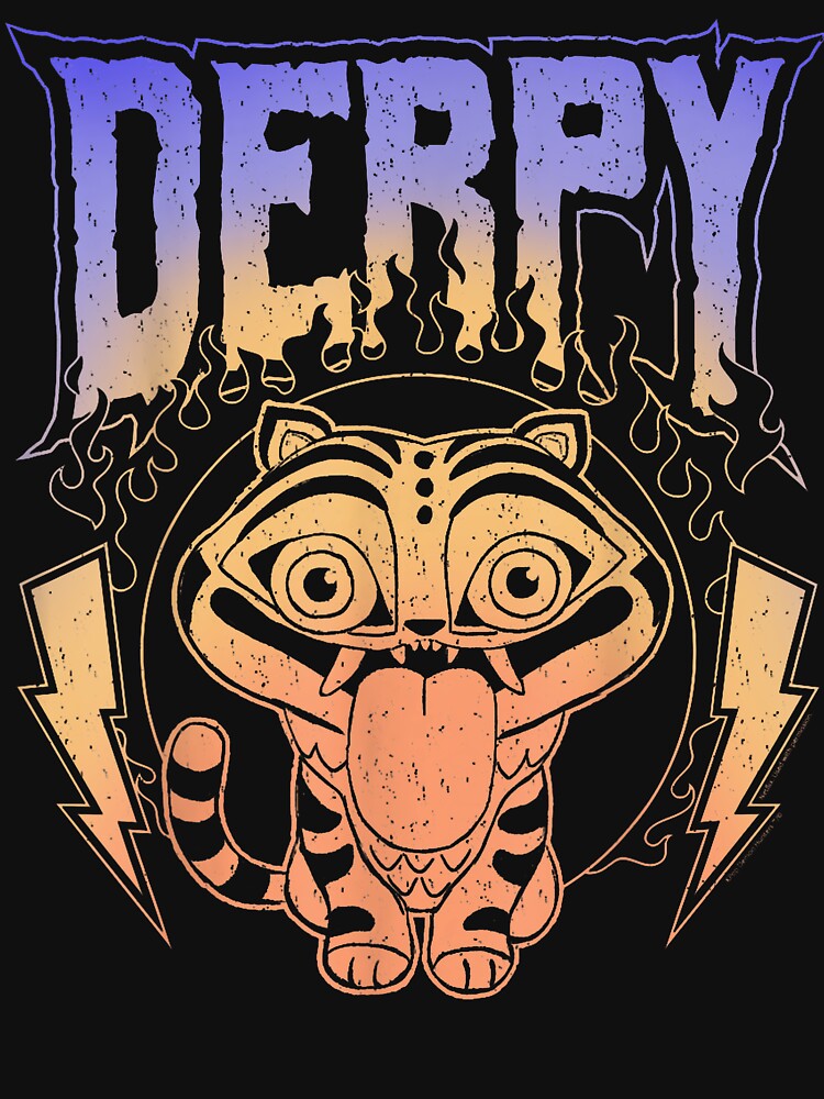 Derpy Retro Metal Band Style Log Shirt
