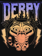 Derpy Retro Metal Band Style Log Shirt
