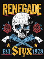 Styx Renegade 1978 Skull Retro Design Shirt