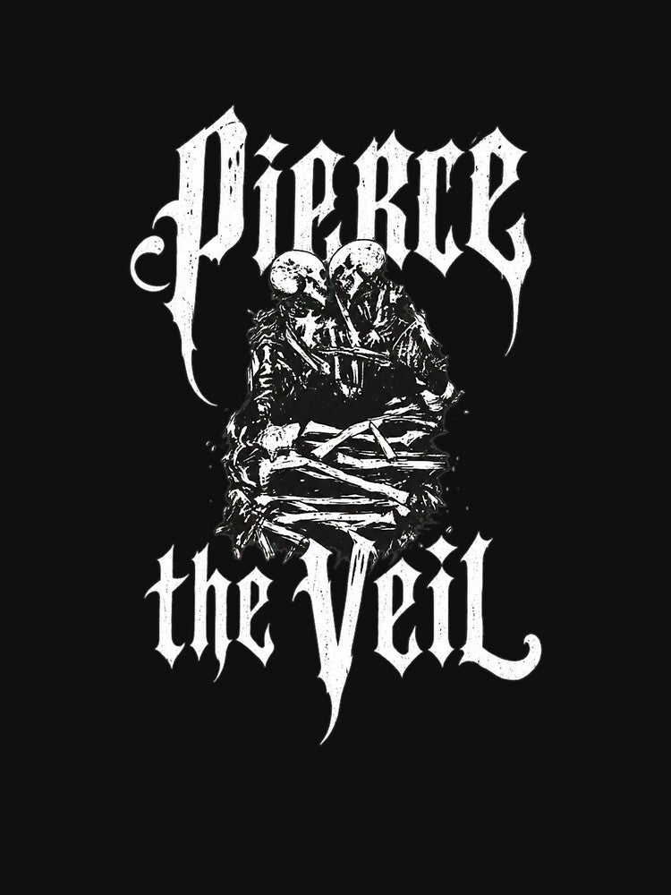 Pierces The Veils Band Gothic Skull Shirt