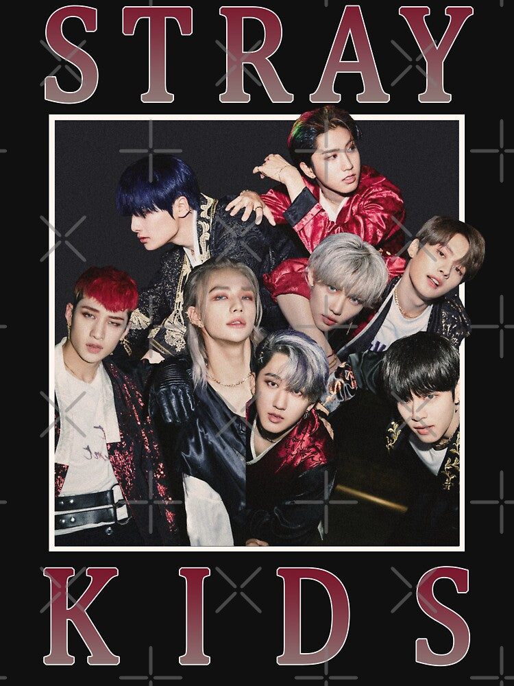 STRAY KIDS Vintage Retro Band Style 90s IN LIFE Shirt