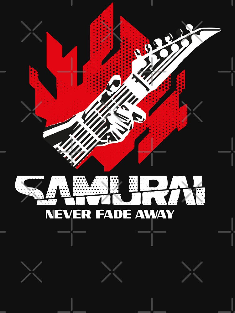 Samurai Rock Band Nerver Fade Away Shirt